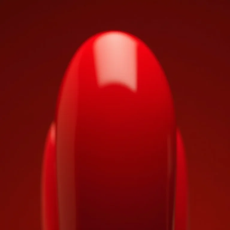 Unhas vermelhas foscas em formato stiletto