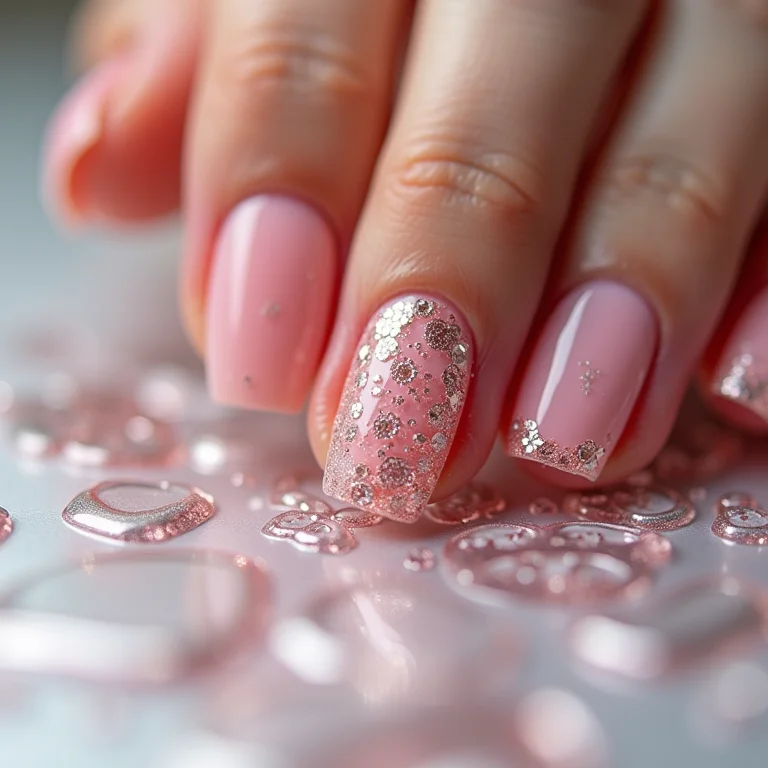 Uso de moldes e adesivos para unhas 3D