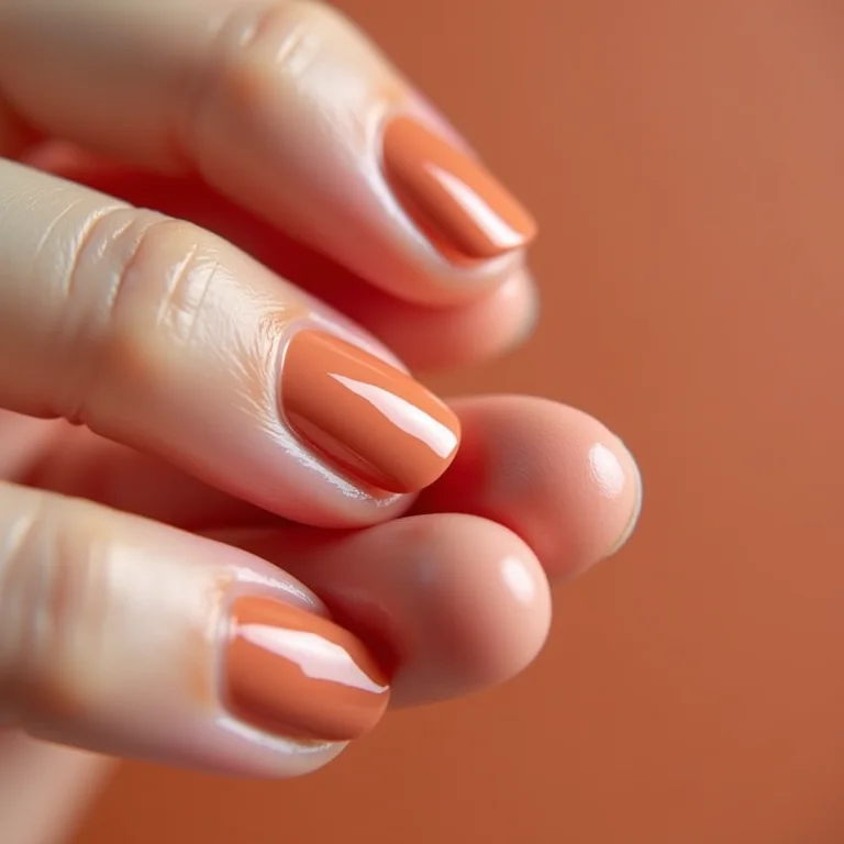 Variações de tons de esmalte nude