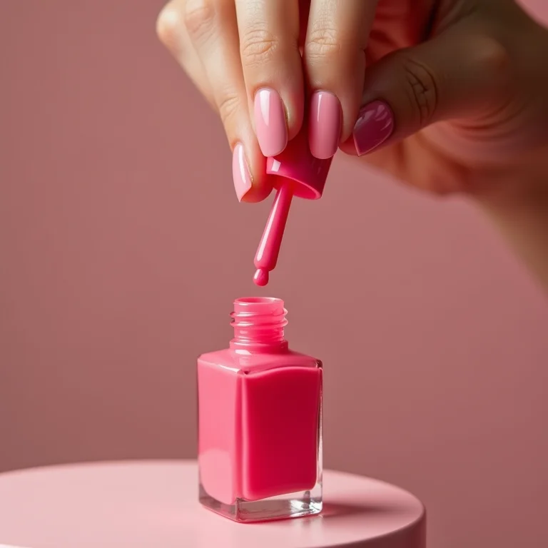 Vaselina para prevenir o ressecamento da borda do esmalte.