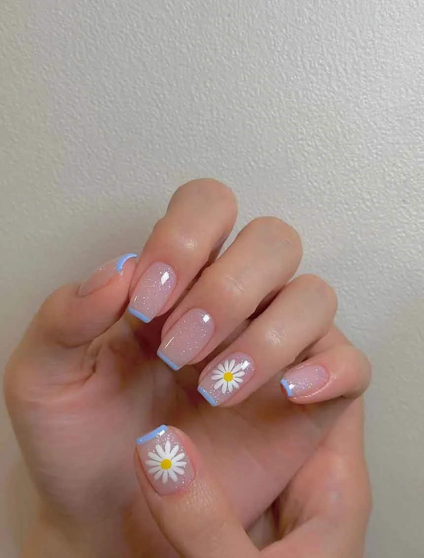 Estilo Cottagecore: Flores Campestres Delicadas - detalhe