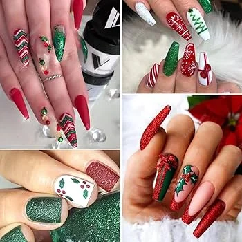 Efeito Açúcar com Cristais Vermelhos e Verdes - detalhe