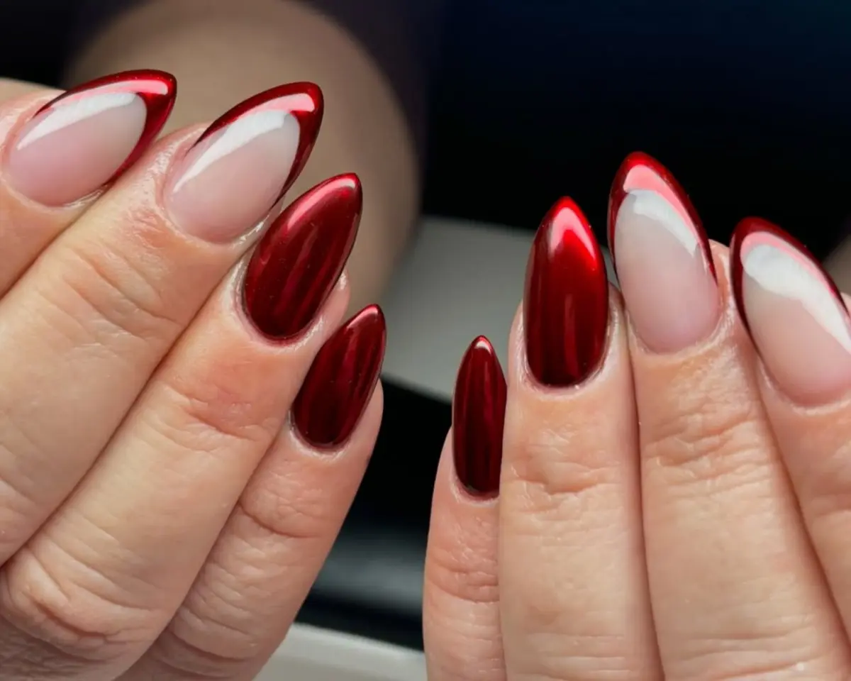 Vermelho Ferrari com Acabamento Cromado - ideia