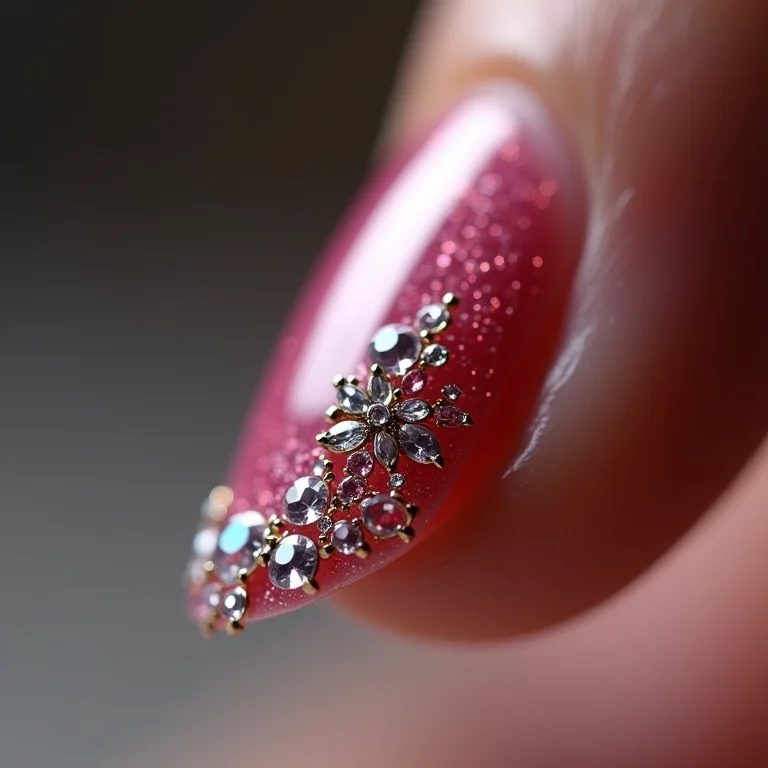 Filha Única Glamourosa: Destaque com Pedrarias - ideia