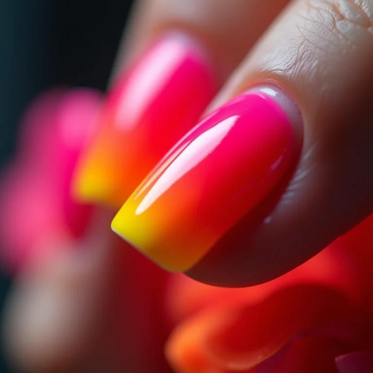 Francesinha Invertida com Cores Neon - ideia