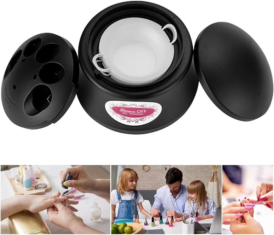 Mini Sauna para Unhas: Vaporização para Facilitar a Remoção - ideia