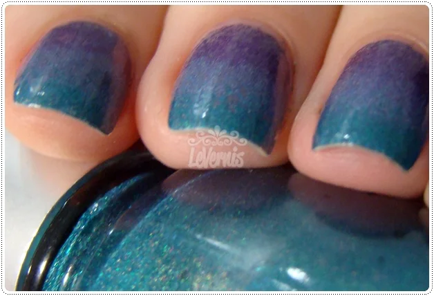 Degradê Holográfico: Brilho que Cativa - inspiração