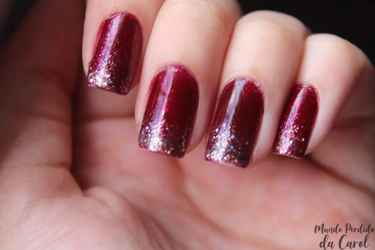 Joias Raras: Aplicações de Pedrarias sobre o Esmalte Jabuticaba - ideia