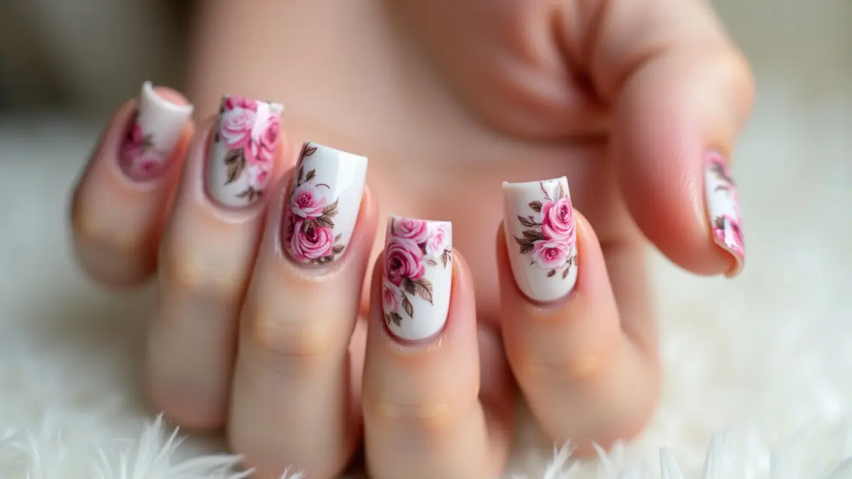 Decalque Floral Minimalista: Delicadeza em Adesivo - inspiração