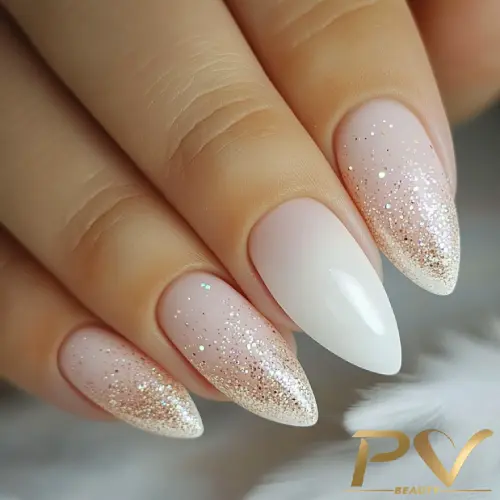 Glitter Rosé para um Toque Romântico - detalhe