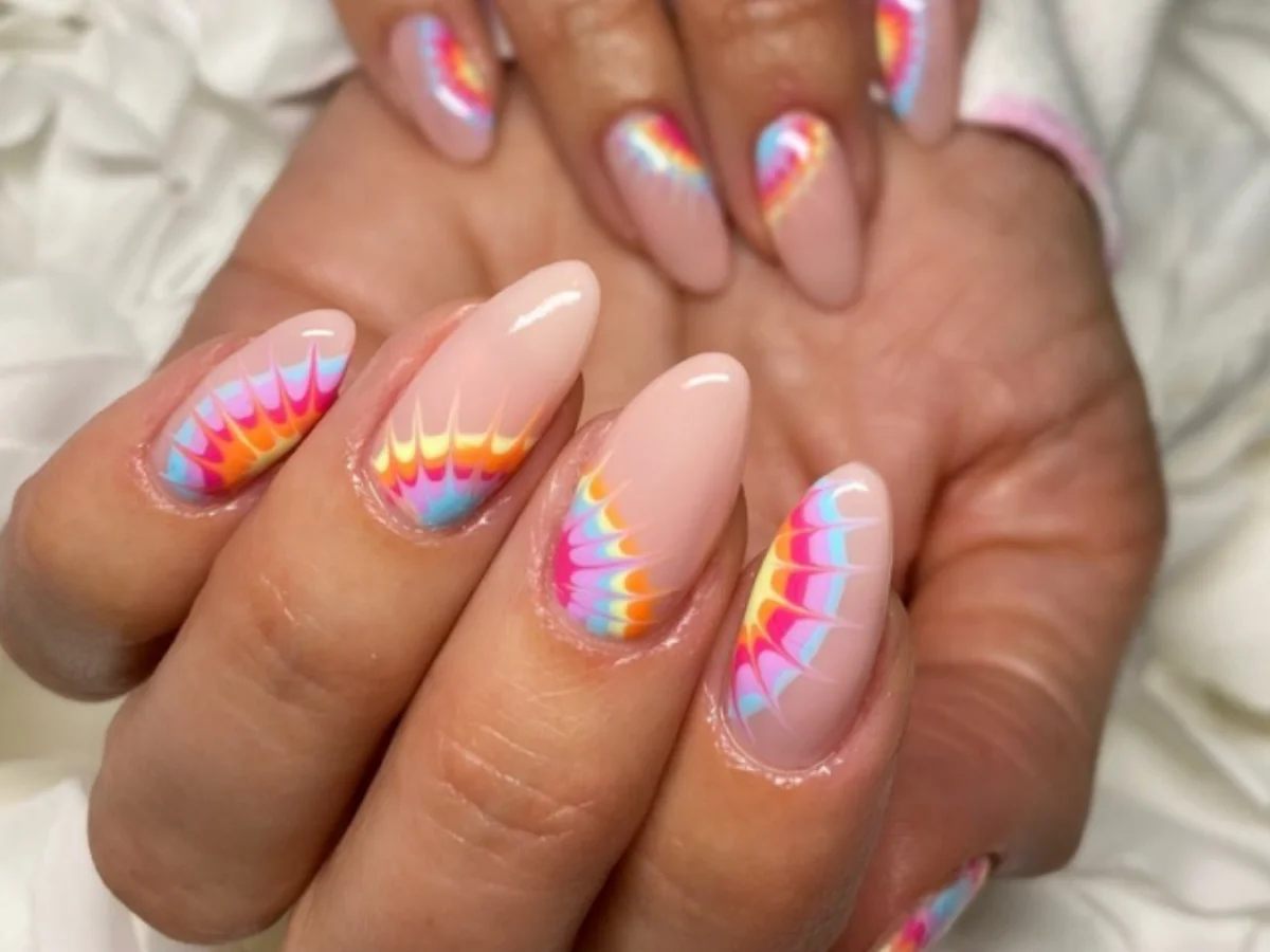 Estilo Tie-Dye Psicodélico - ideia