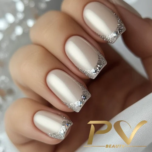 Francesinha com Detalhes em Foil Prata - detalhe