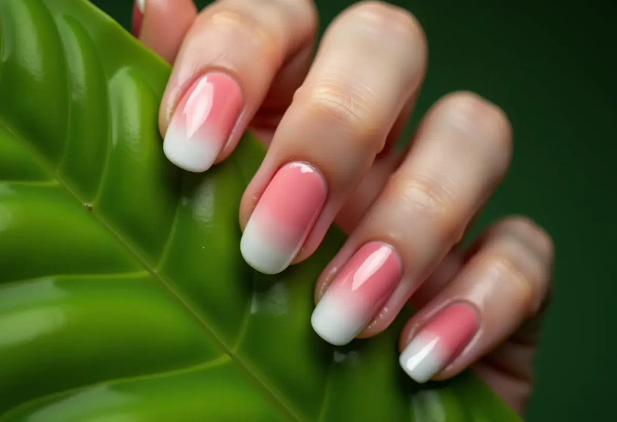 Efeito Aquarela: Unhas com Cores Diluídas e Artísticas - ideia