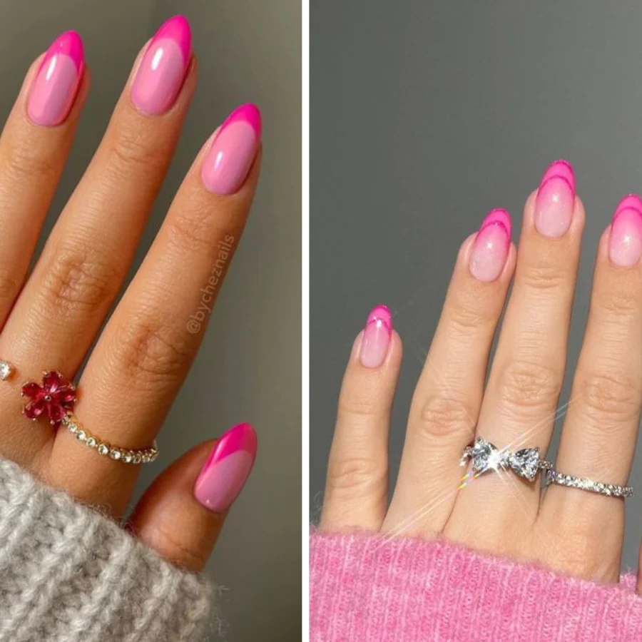 Francesinha Alongada Rosa Quartzo com Efeito Marmorizado: Requinte e Originalidade - ideia