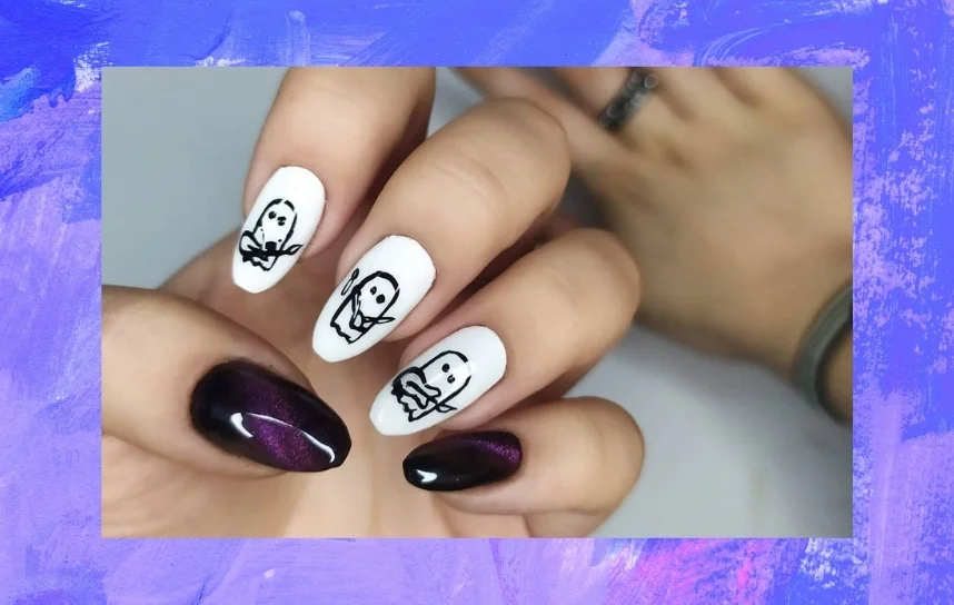 Unhas Decoradas com Películas Temáticas - ideia