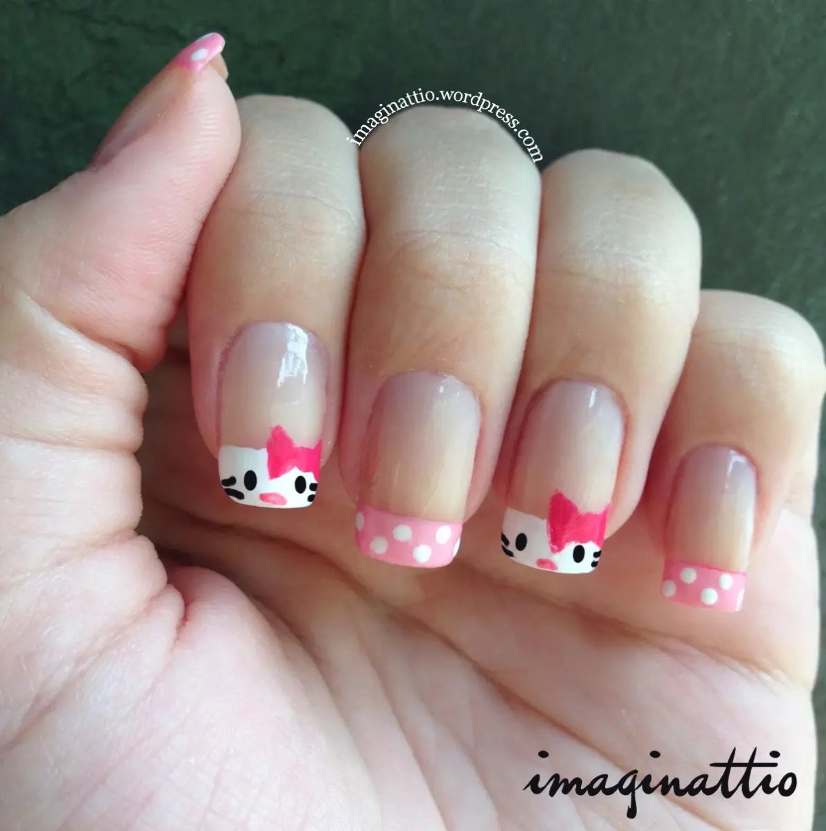 Unha de Gatinho com Olhinhos e Bigodes: Charme e Fofura em Cada Detalhe - ideia