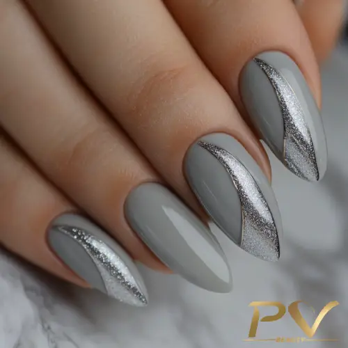 Unhas com Textura Aveludada: Elegância e Sofisticação ao Toque - detalhe