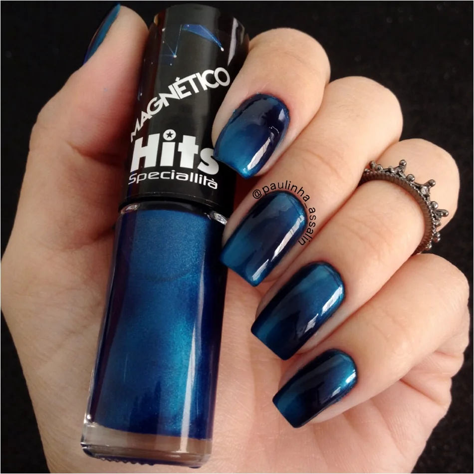 Esmalte Magnético: Efeitos Incríveis que Hipnotizam - detalhe