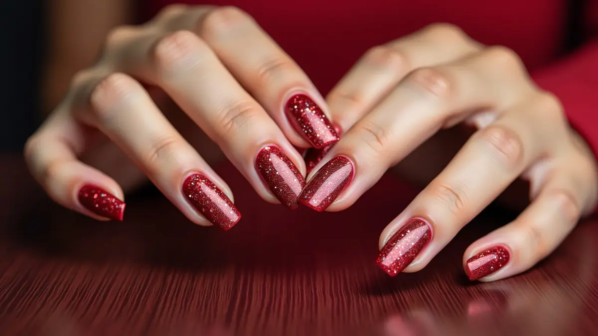 Efeito Ombré do Vermelho ao Dourado com Acabamento Cromado - inspiração