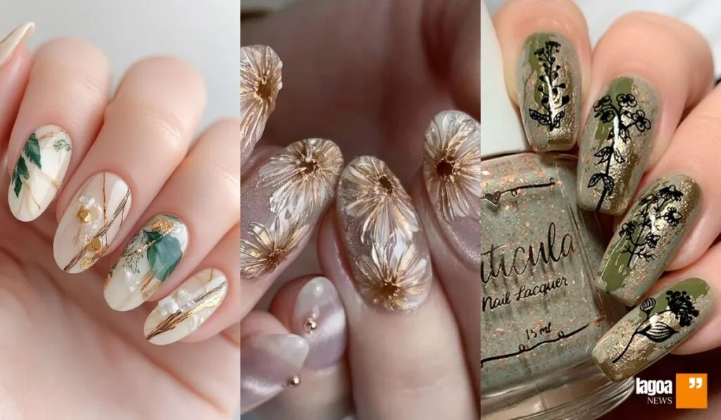 Desenhos Inspirados na Natureza: Folhas e Ramos Delicados - inspiração