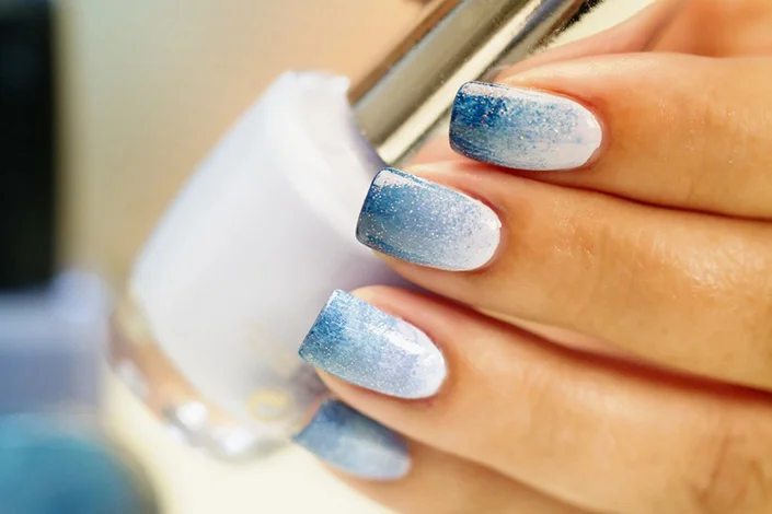 Degradê com Pedrarias: Um Glamour Extra - detalhe