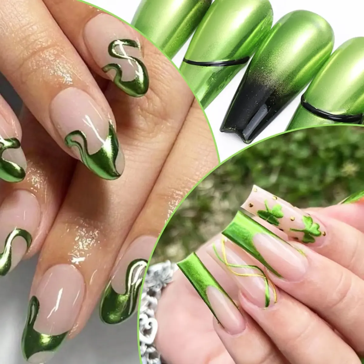 Verde Esmeralda com Efeito Metalizado - detalhe