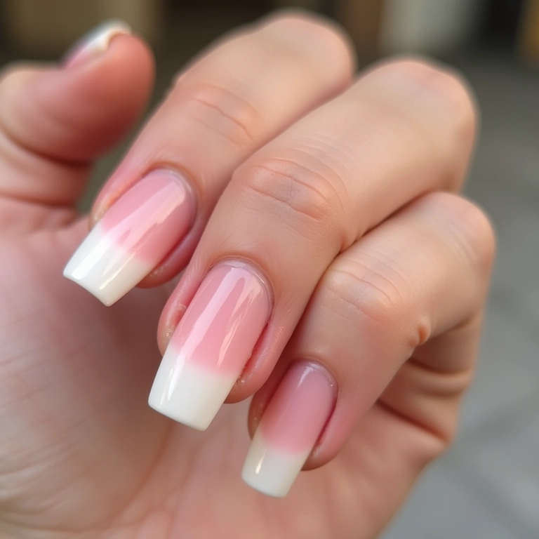 Ombré Pastel Suave: Cores Doces e Transição Perfeita - ideia