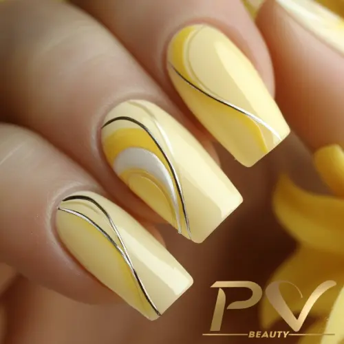 Unhas Geométricas com Esmalte: Designs Modernos e Precisos - inspiração