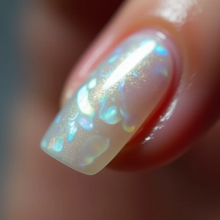 Efeito Madrepérola com Reflexos Suaves - ideia