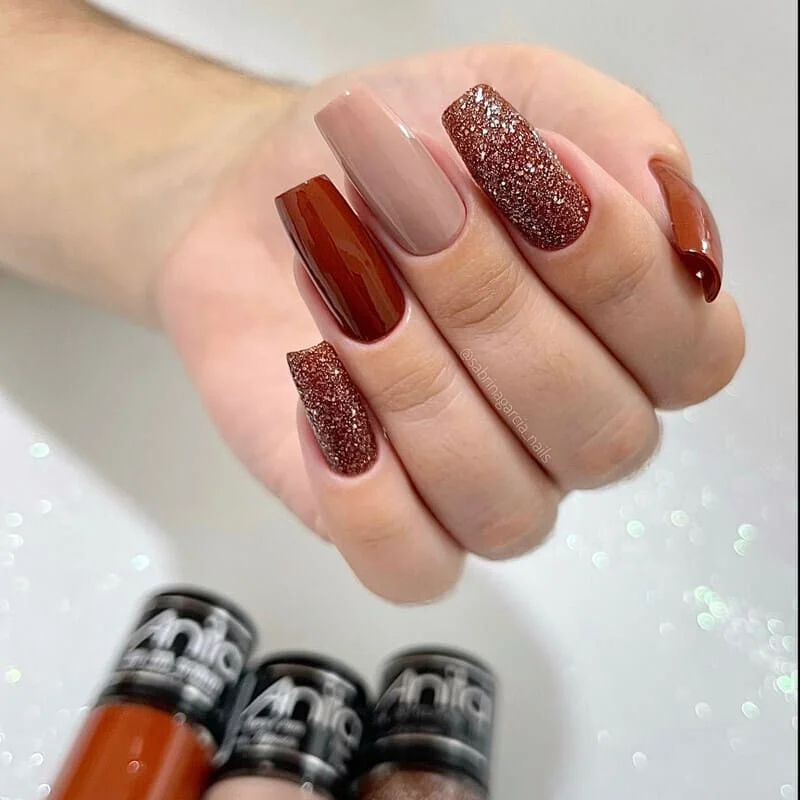 Desenhos Geométricos em Tons Terrosos - ideia