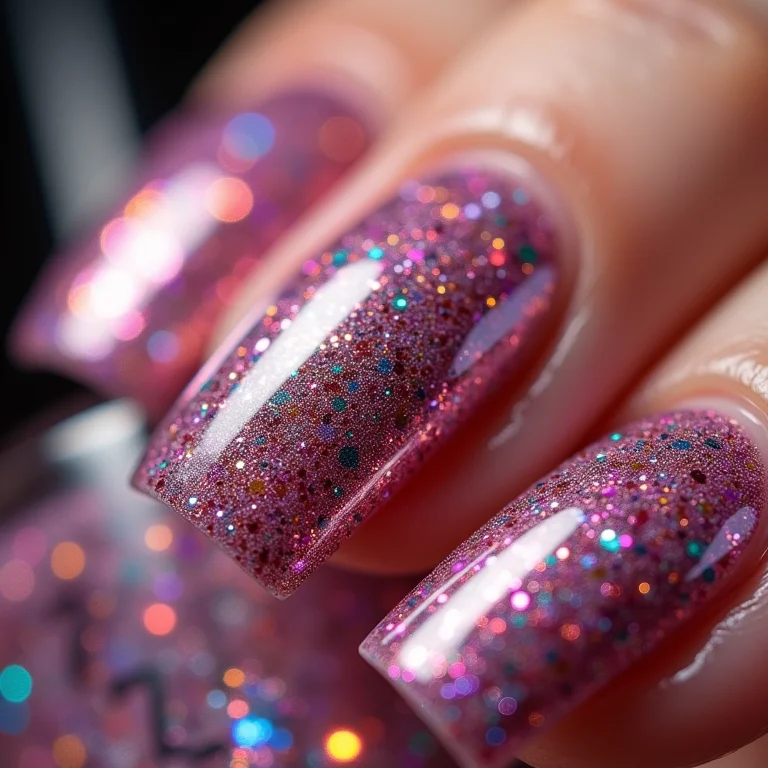 Mix de Glitters: Crie Sua Própria Combinação Explosiva de Cores e Texturas - inspiração