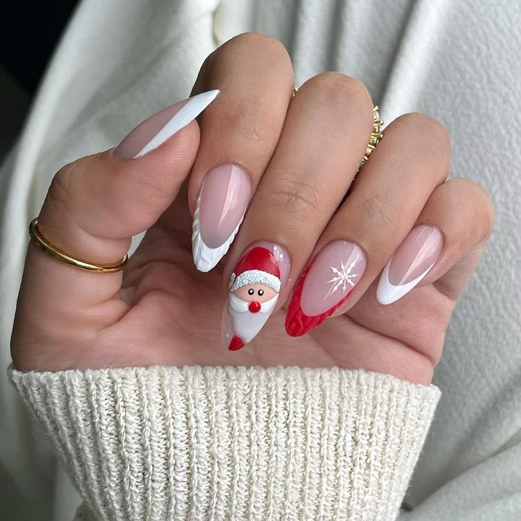 Branco Leitoso com Desenhos Natalinos - inspiração