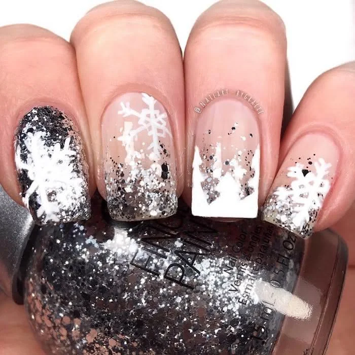 Branco Leitoso com Desenhos Natalinos - detalhe