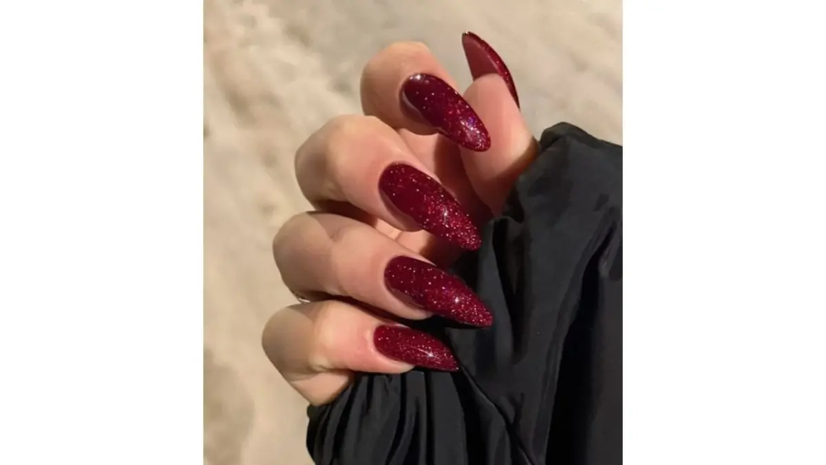 Mistura de Texturas com Glitter Grosso e Acabamento Fosco - detalhe