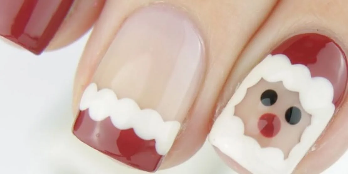 Branco Leitoso com Desenhos Natalinos - ideia