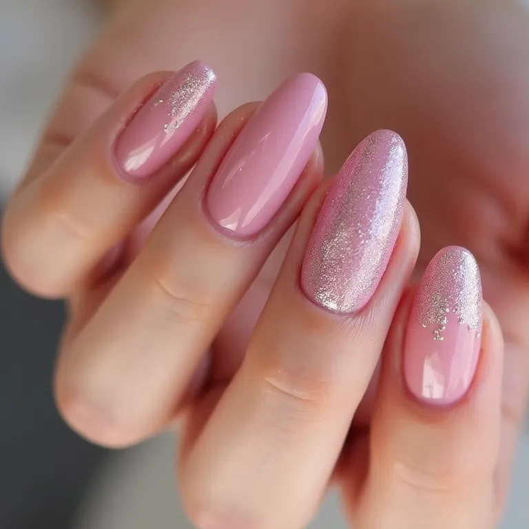 Textura Aveludada: Unhas de Gel com Pó Flocado para um Toque Macio e Diferenciado - ideia