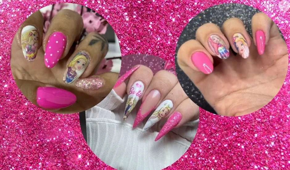 Francesinha Barbie com Glitter - ideia
