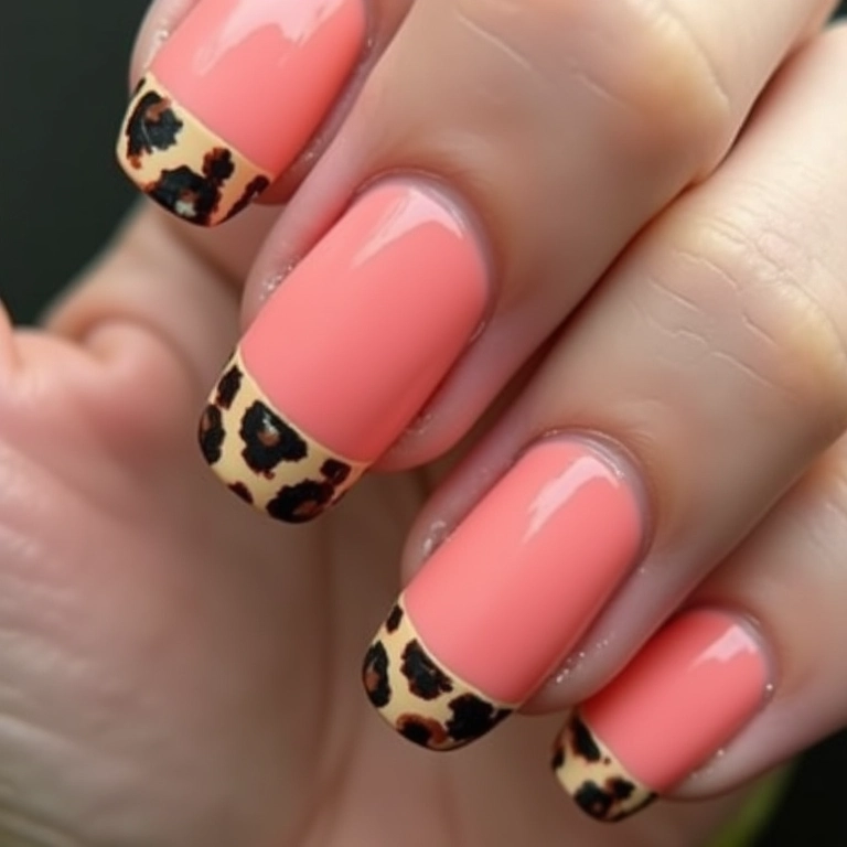 Francesinha de Oncinha Clássica: Elegância Nude com Toque Animal - ideia