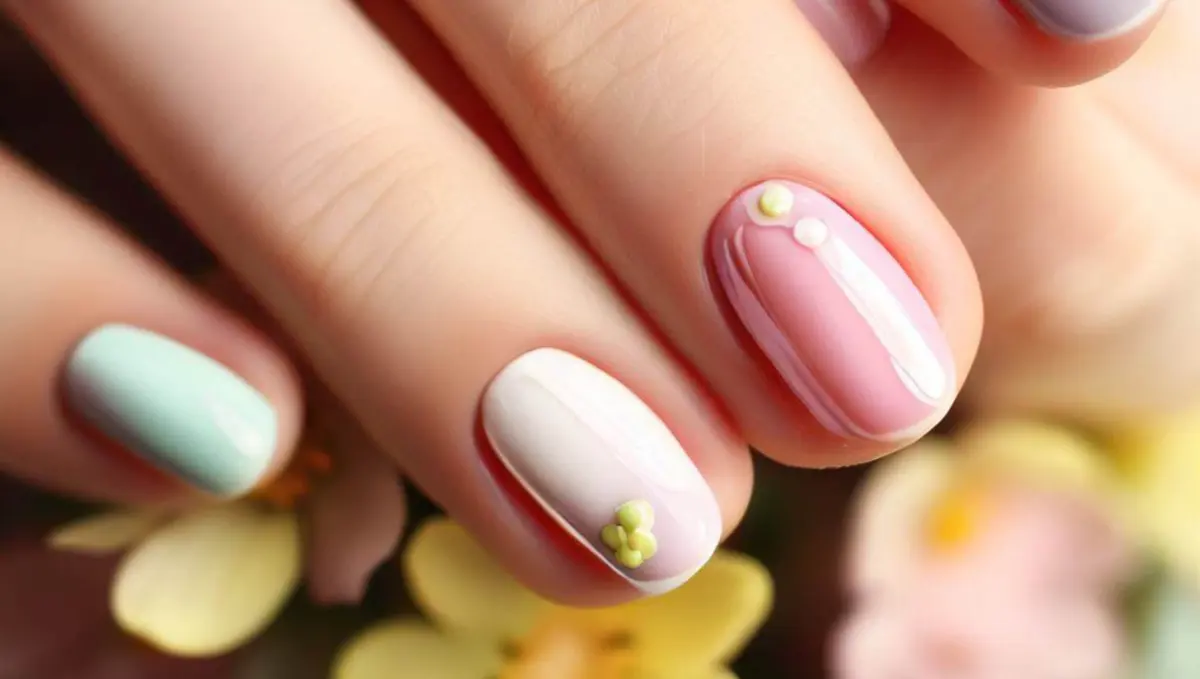 Jardim Secreto nas Unhas: Flores Delicadas para um Toque Romântico - inspiração