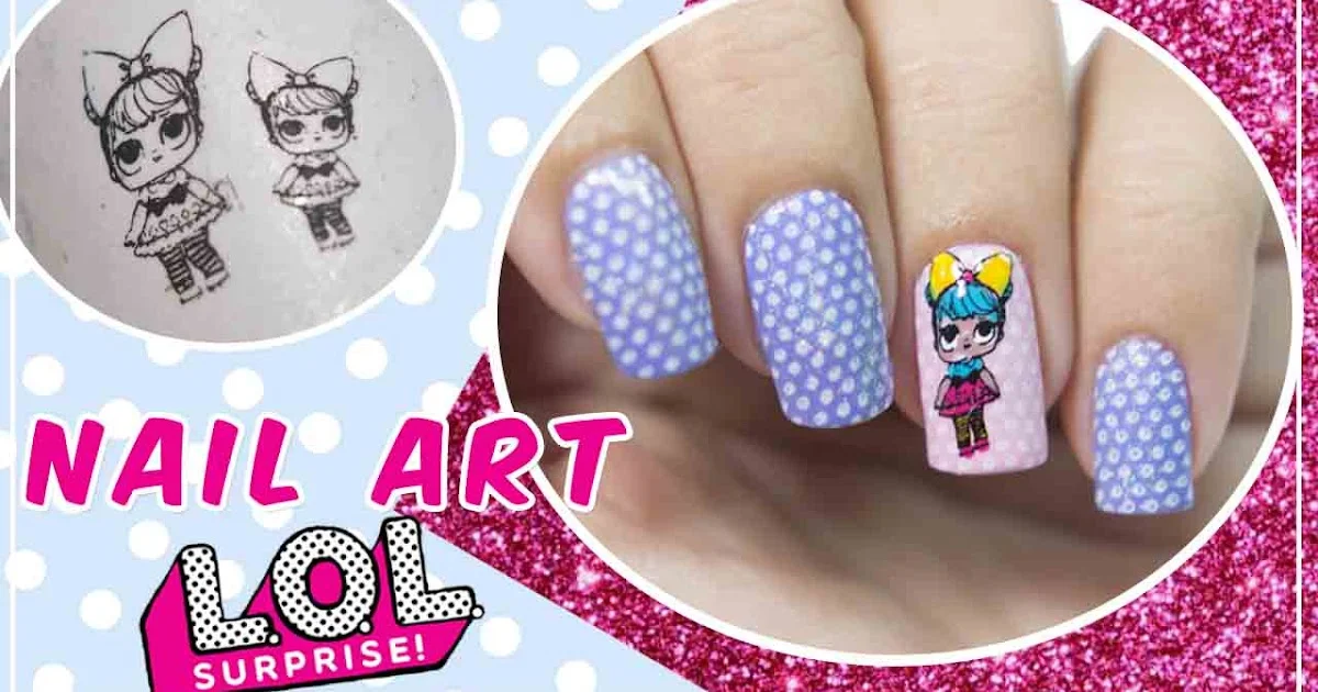 LOL Surprise: Uma Explosão de Cores e Alegria nas Suas Unhas - inspiração
