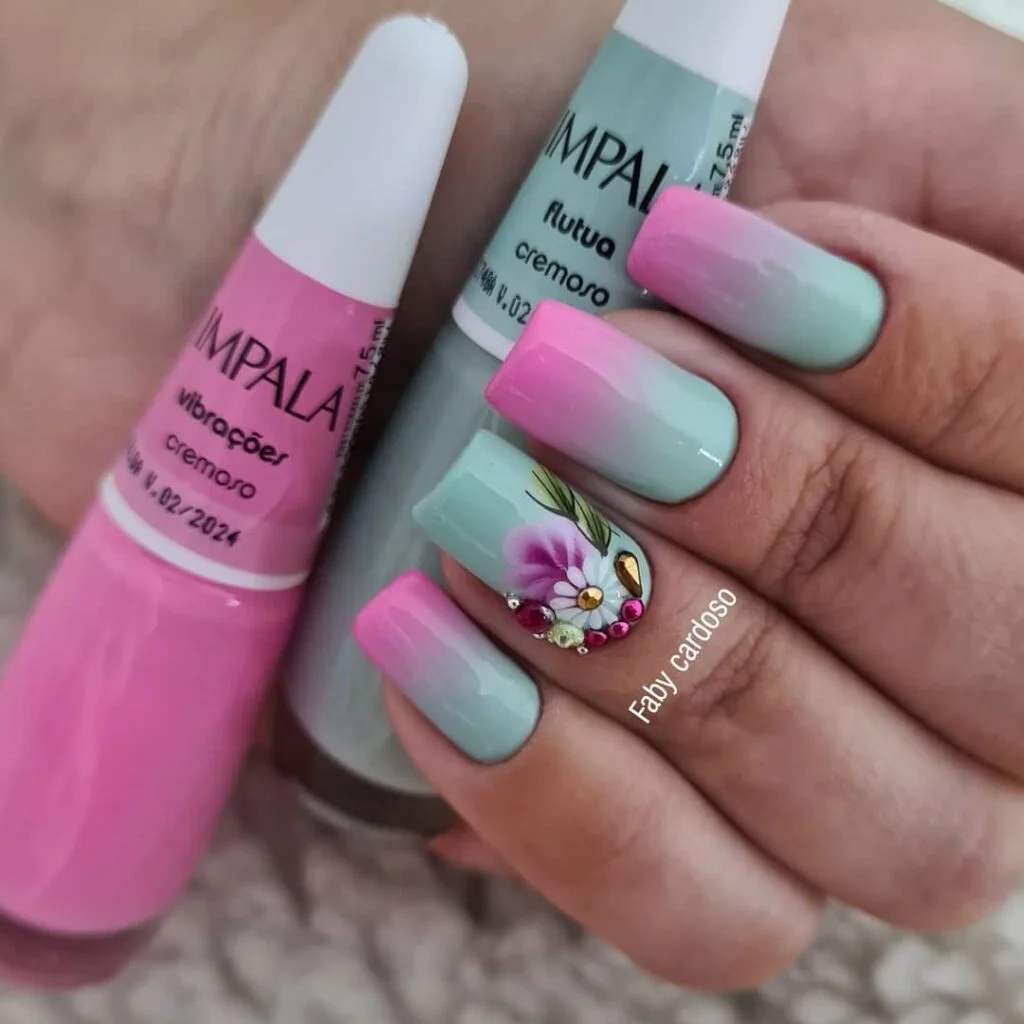 Degradê Minimalista: Tons Pastel Delicados - ideia