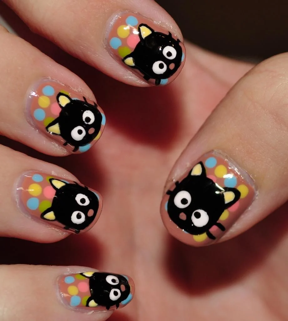 Gatinho Kawaii: Olhinhos Expressivos e Cores Pastel - detalhe