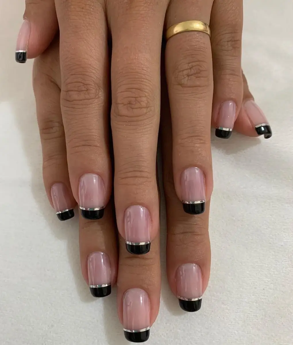 Francesinha Preta Inovadora com Glitter - ideia