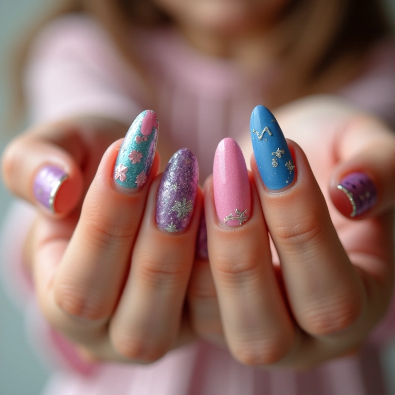 Nail Art Lúdica: Mini Jabuticabas Maduras em Detalhe - detalhe