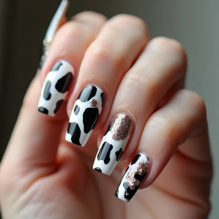 Glitter Cow Print: Brilho e Diversão na Medida Certa - inspiração