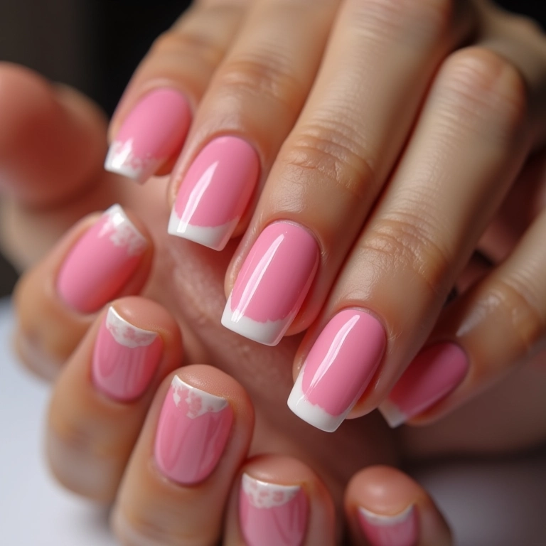 Francesinha Invertida Rosa Pastel com Contorno Preto: Um Toque Retrô - inspiração