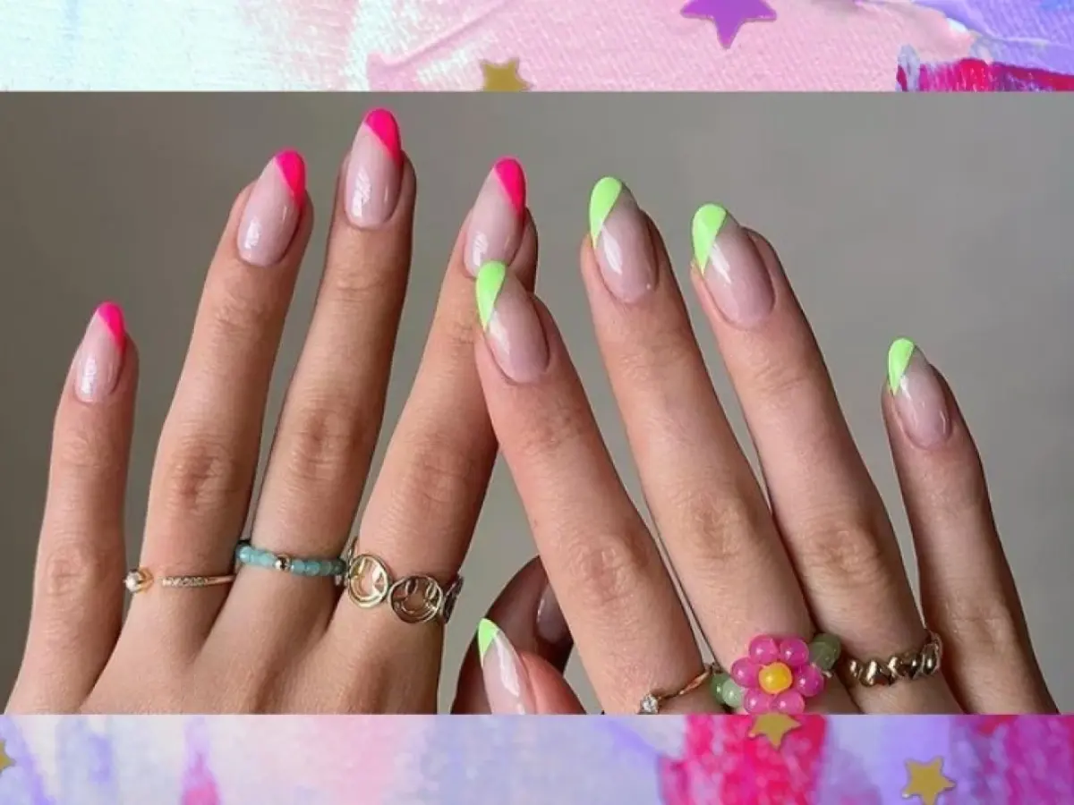 Francesinha de Gel Colorida: Fugindo do Tradicional com Estilo - ideia