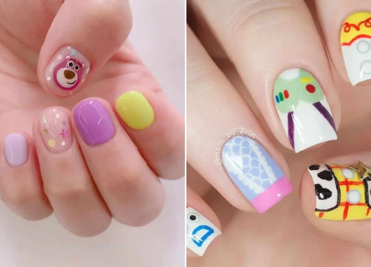 Com Desenhos de Comidinhas Fofas: Doces Delícias nas Unhas - detalhe