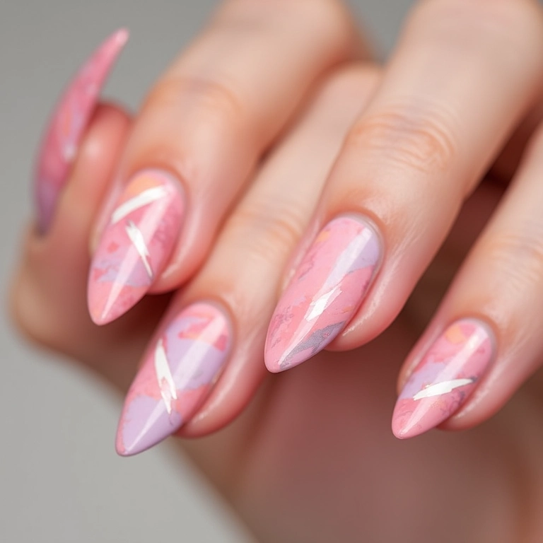 Geométricos Suaves: A Arte Pastel em Formas Modernas - detalhe