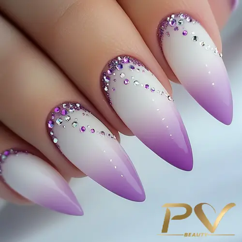 Francesinha Roxa Degradê: Elegância em Transição - inspiração